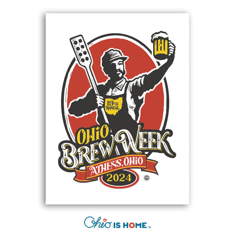 Ohio Brew Week 2024 Commemorative Poster - 18x24in