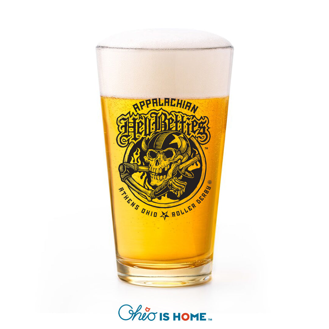 Athens Ohio Roller Derby Pint Glass – Ohio is Home