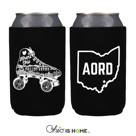 Athens Ohio Roller Derby Koozie
