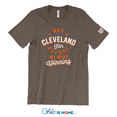 I was a CLE Fan T-Shirt - Brown