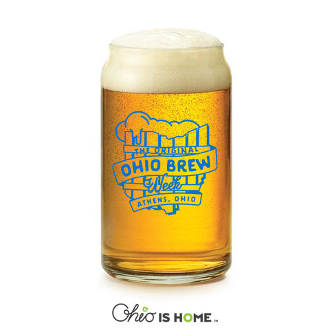 Original Ohio Brew Week Can Glass