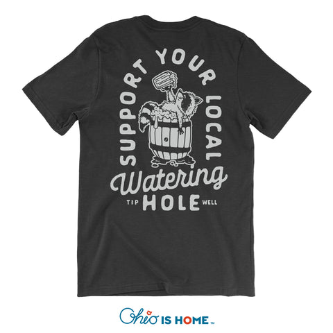 Raccoon Local Watering Hole T-Shirt