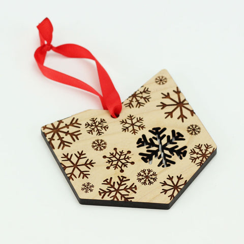 Ohio Snowflake Ornament