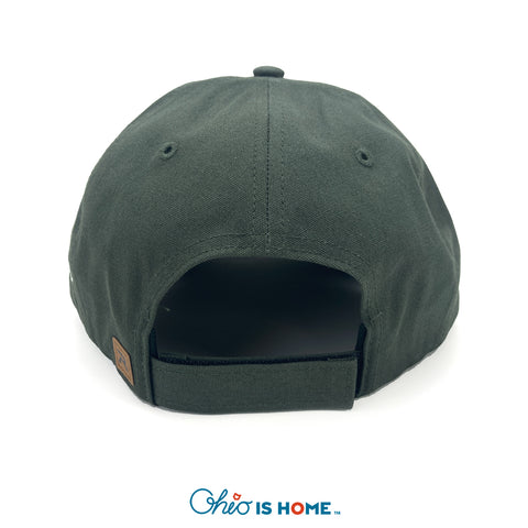 Cursive Ohio Hat - Olive Green