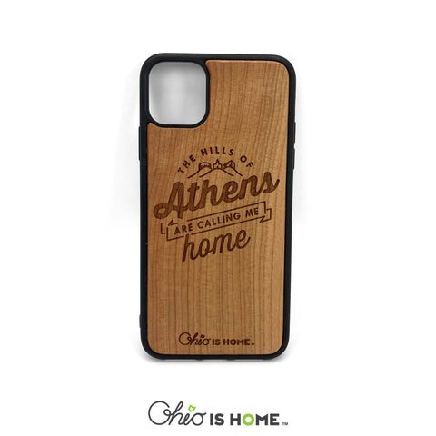 Hills of Athens iPhone Case - Cherry