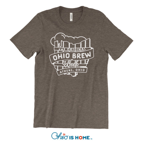The Original Ohio Brew Week Tshirt - Brown
