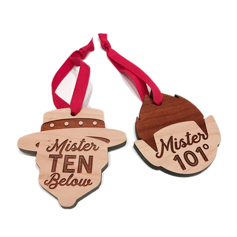 Mister 10 Below & Mister 101 Ornament - Set