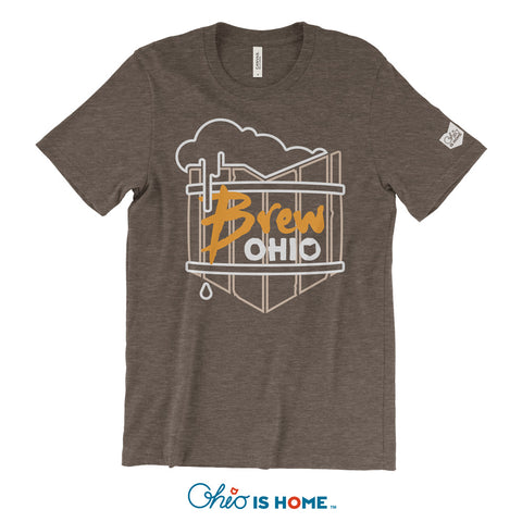 Brew Ohio Tshirt – Brown