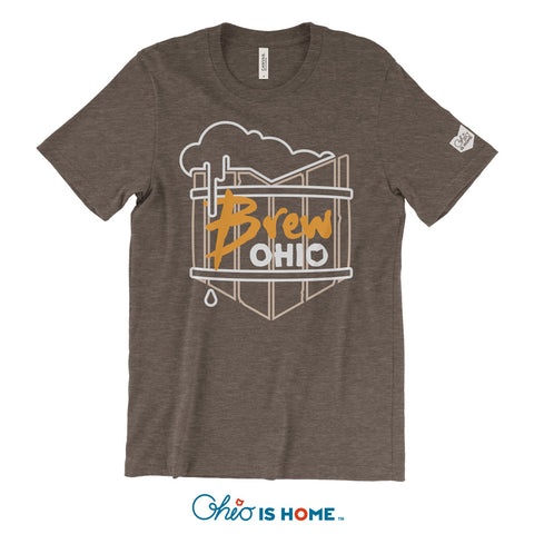 Brew Ohio Tshirt – Brown
