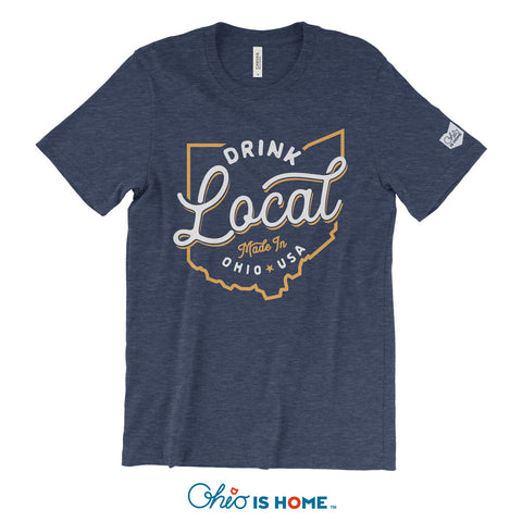 Drink Local Ohio - Navy