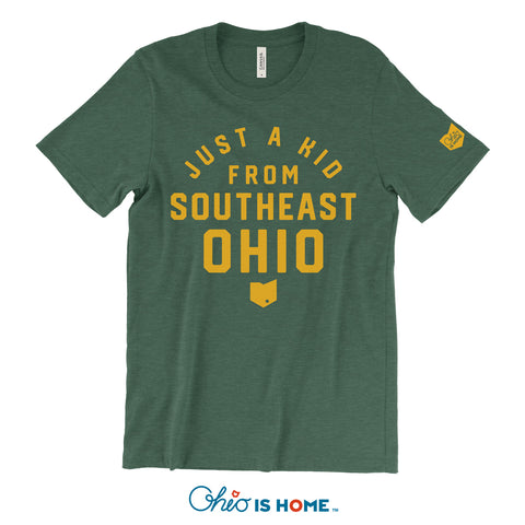 Just a Kid from Southeast Ohio T-shirt - Green