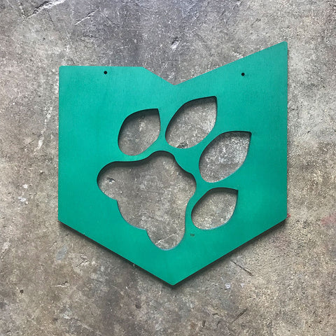 Ohio University Paw Ohio Cutout