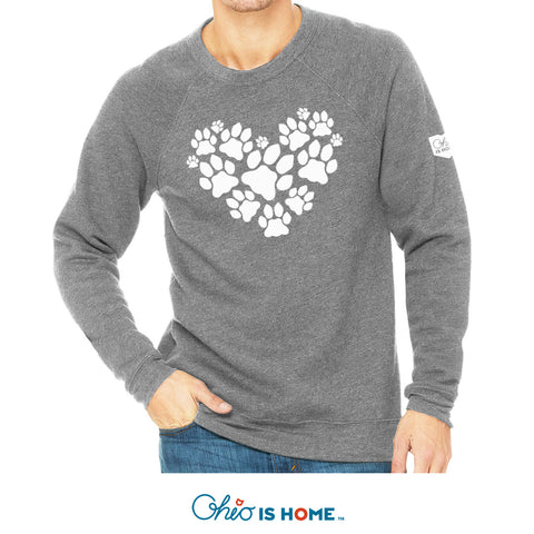 Paw Heart Crew Sweatshirt