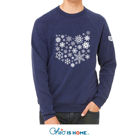 Snowflake Ohio Crew Sweatshirt