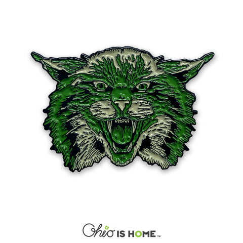 Bobcat Illustration Enamel Pin