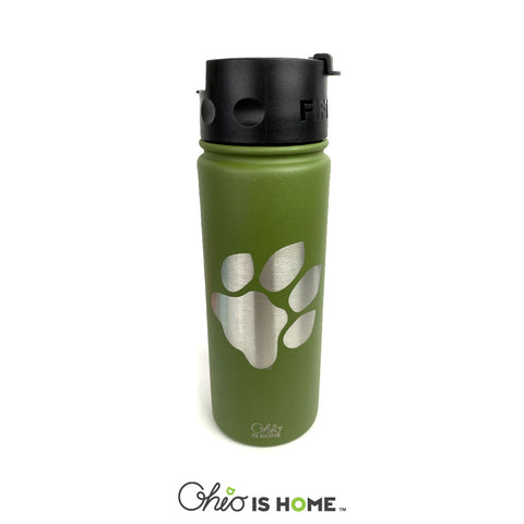 Ohio U Paw Bottle