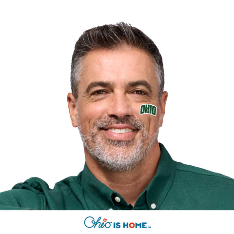 Arched Ohio Face Tattoo