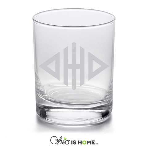 Diamond Ohio 15oz Rocks Glass