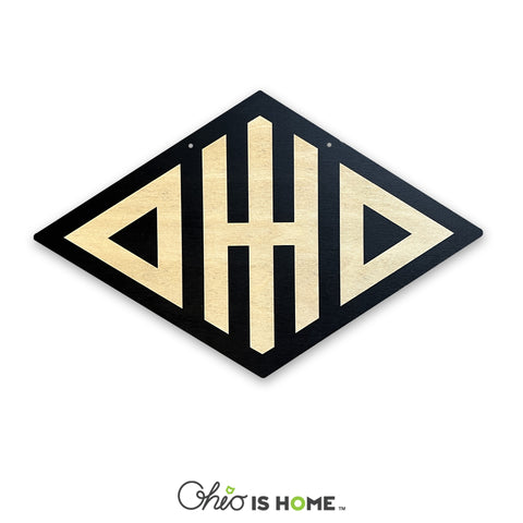 Diamond Ohio Wood Sign