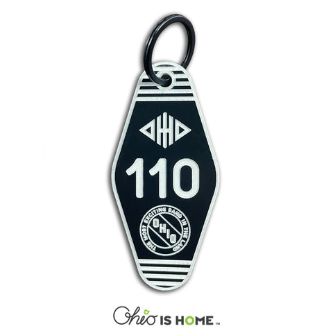 Diamond Ohio Motel Keychain