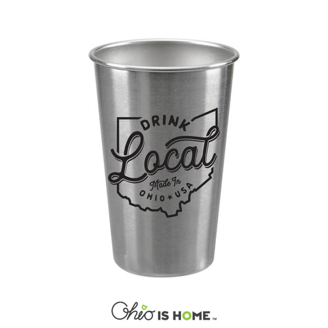 Drink Local Stainless Pint
