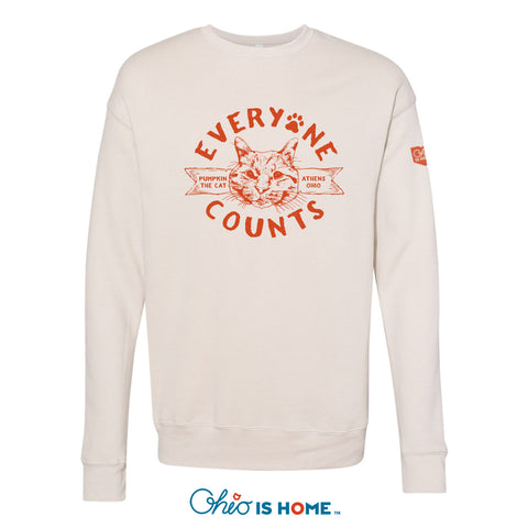 Everyone Counts with Pumpkin Sweatshirt