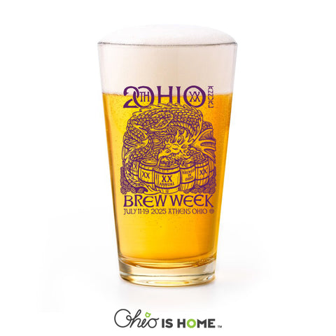 Ohio Brew Week 2025 Pint Glass