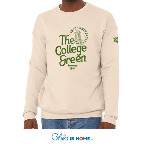 OU College Green Crew Sweatshirt