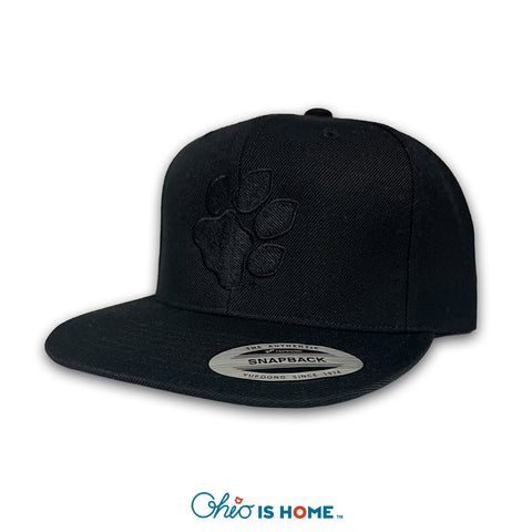 OU Paw Flatbill Hat - Black