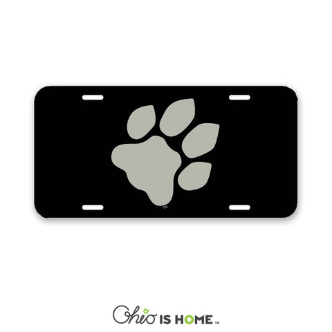 Ohio University Paw License Plate