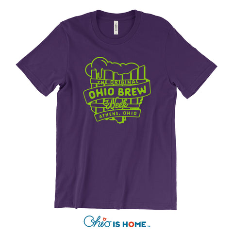 The Original Ohio Brew Week Tshirt - Purple