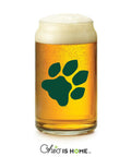 Ohio University can glass side 1 paw