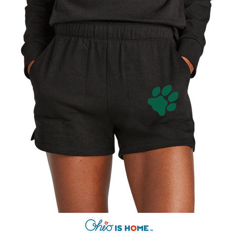 Ohio U Paw Ladies Shorts
