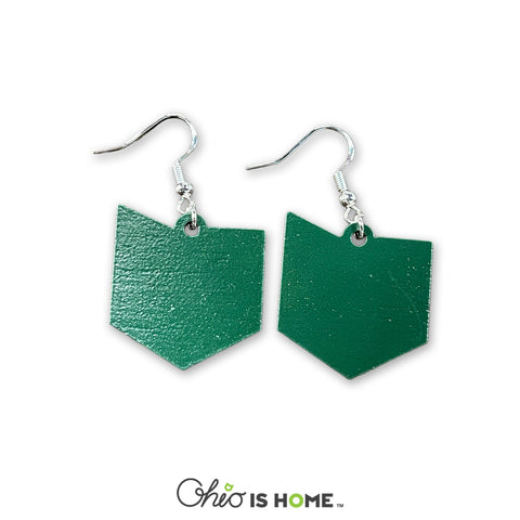 Ohio Paw Wood Earrings