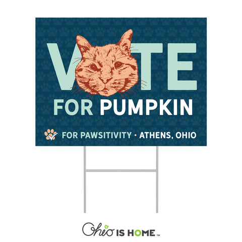 Vote for Pumpkin Yard Sign