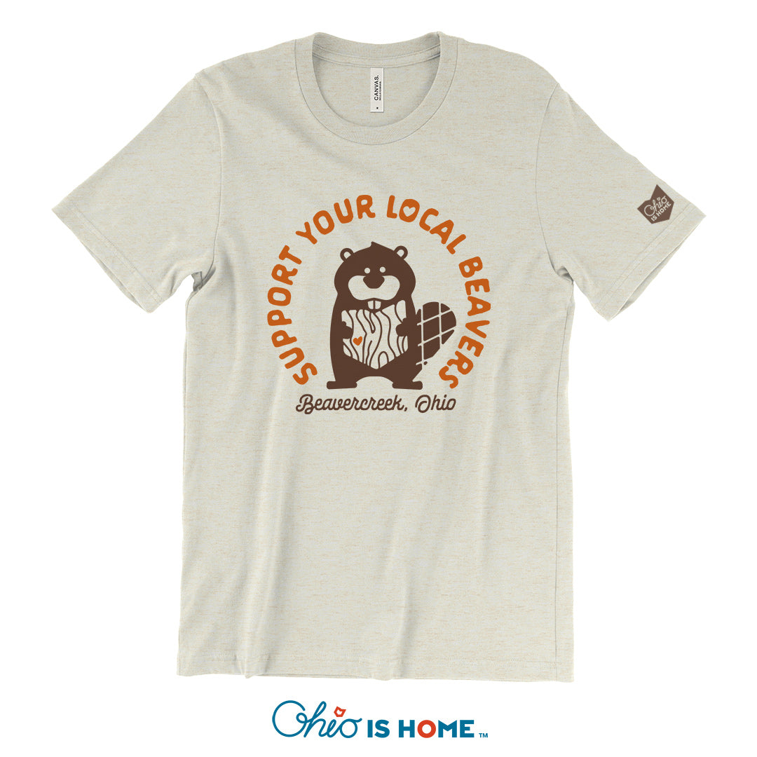 Support Your Local Beavers Tshirt | Beavercreek, Ohio | Small