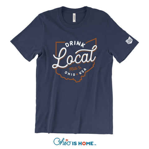 Drink Local Ohio - Navy