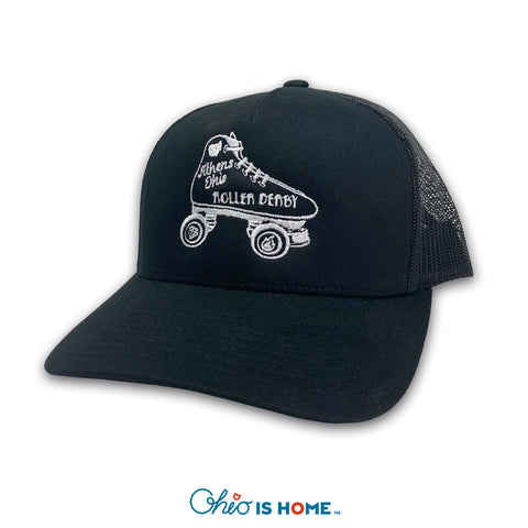Athens Ohio Roller Derby Hat - Black