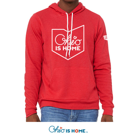 Ohio is Home Hoodie - Red