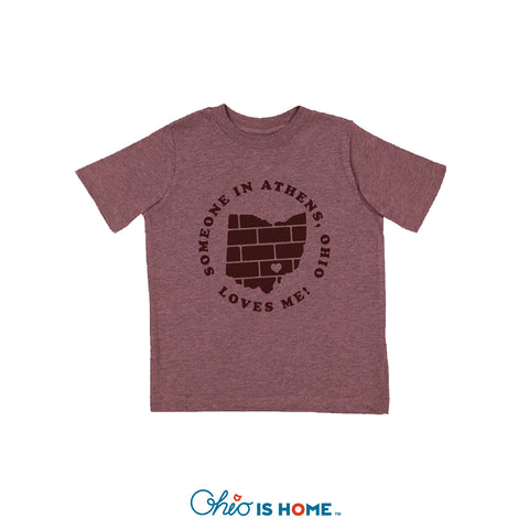 Someone in Athens Ohio Loves Me Toddler T-Shirt