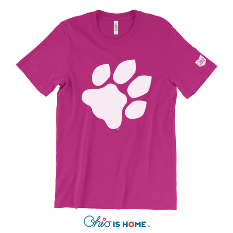 Ohio University Paw T-shirt - Pink