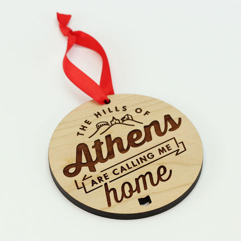 The Hills of Athens Ornament