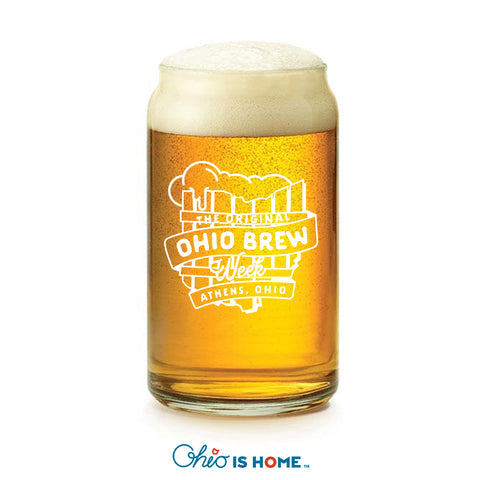 Original Ohio Brew Week Can Glass