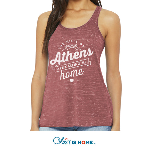 The Hills of Athens Ladies Tank - Mauve