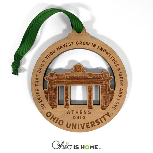 Ohio U College Gateway Ornament