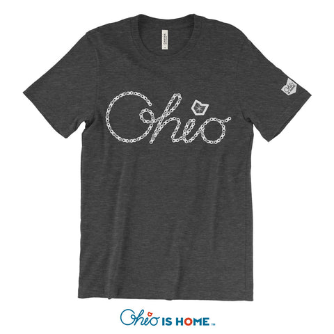 Bike Chain Ohio Tshirt - Black