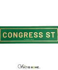Congress Street Athens Ohio Sign