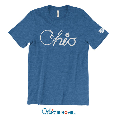 Fish Ohio T-Shirt - Blue