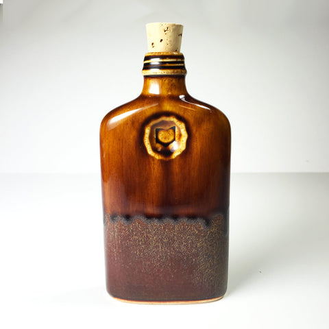 Ohio is Home Flask Brown- Back