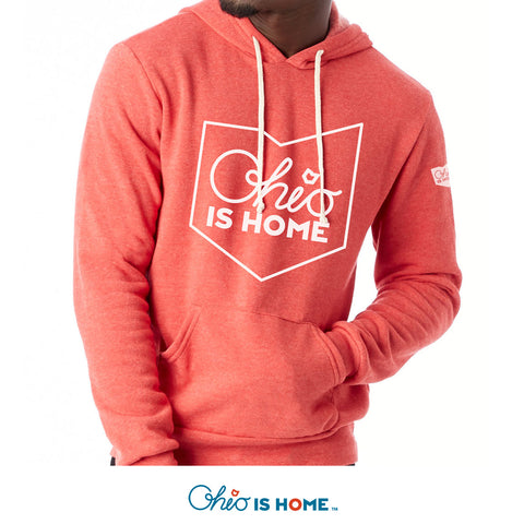 Ohio is Home Hoodie - Red